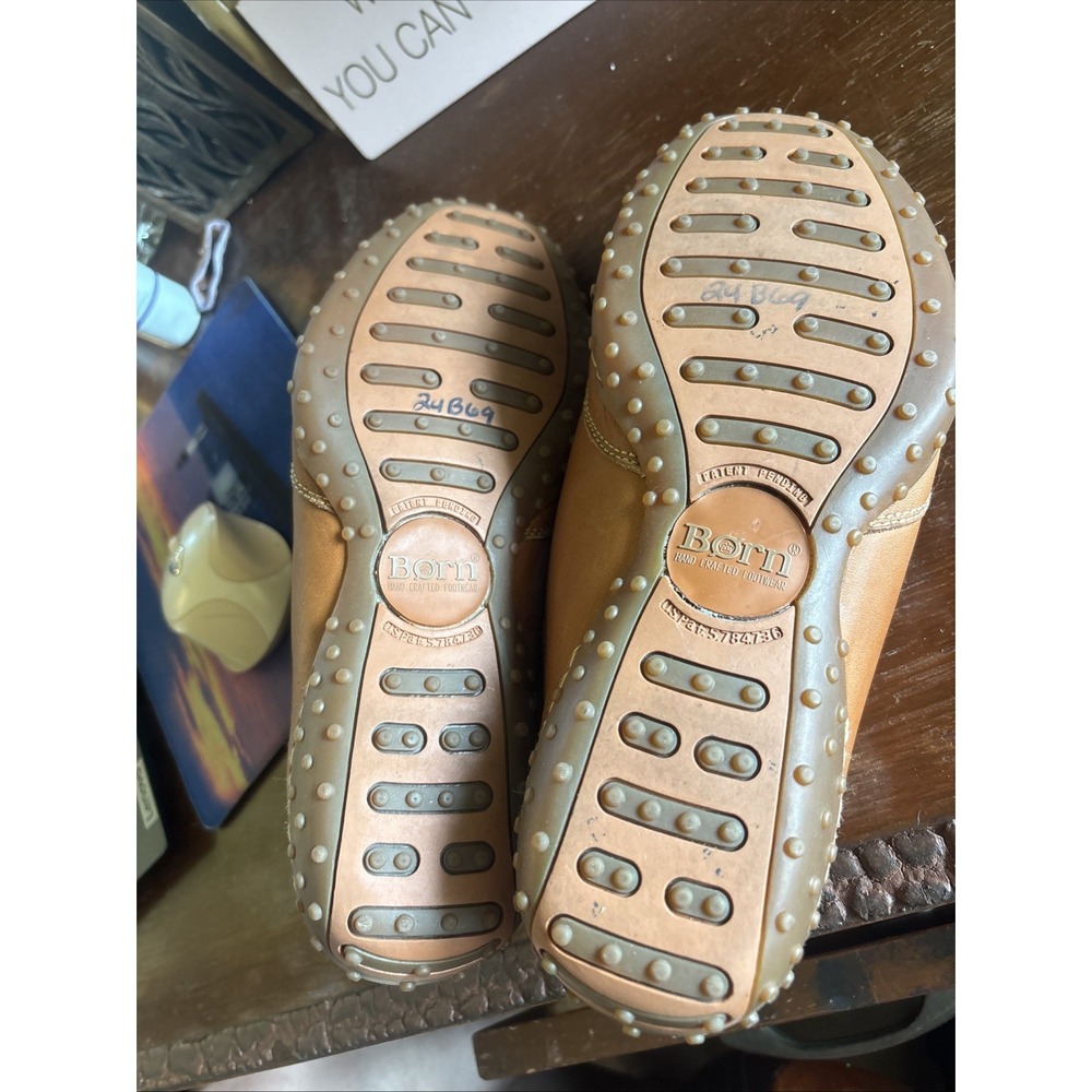 Born Hand Crafted Leather Loafers Men's Size 9 - Picture 6 of 7